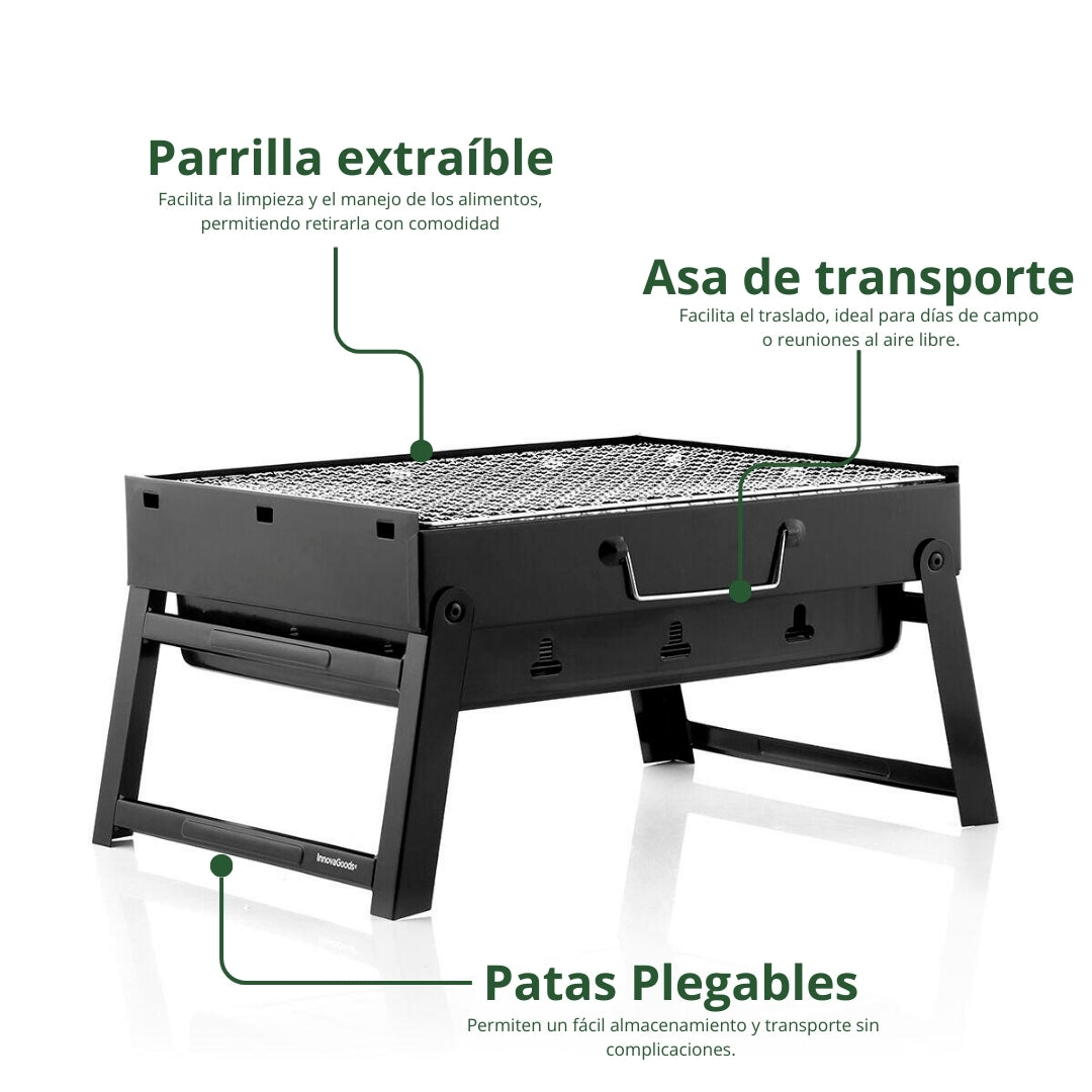 Barbacoa Plegable Portátil.