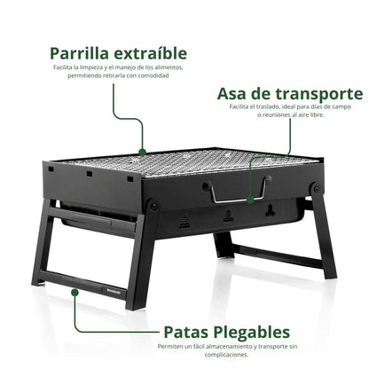 Barbacoa Plegable Portátil.